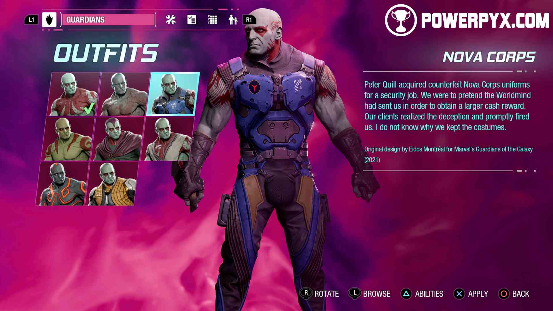 Marvel's Guardians of the Galaxy Drax