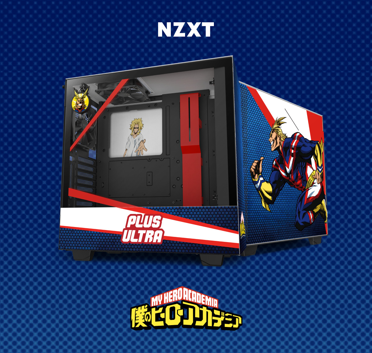 NZXT-H510i-All-Might-case-my-hero-academia