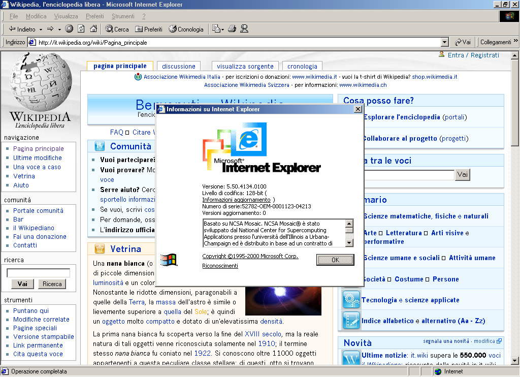 Internet Explorer pensione